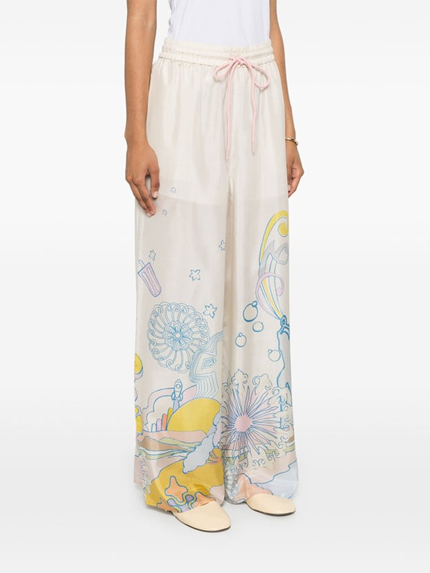 ZIMMERMANN - Pop Graphic-Print Palazzo Pants