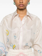 ZIMMERMANN - Pop Graphic-Print Silk Shirt