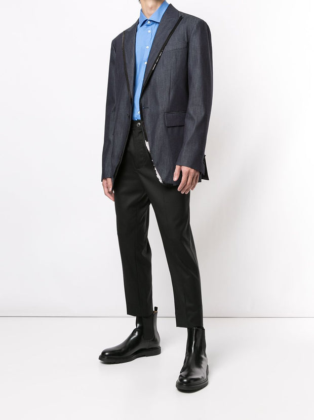 Dsquared2 single-breasted blazer with sequin edging