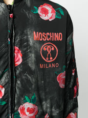 Moschino floral print bomber jacket