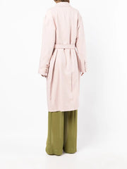ZIMMERMANN - belted button-up coat