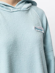 Moschino logo patch hoodie dress