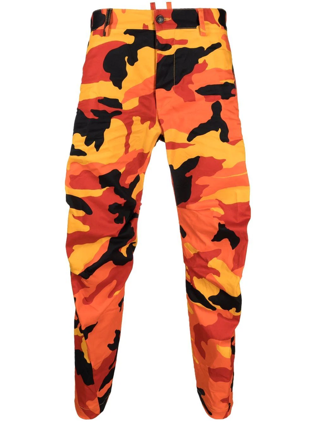 DSQUARED2 - camouflage-print trousers
