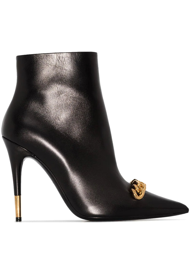 TOM FORD - Iconic Chain 105mm ankle boots