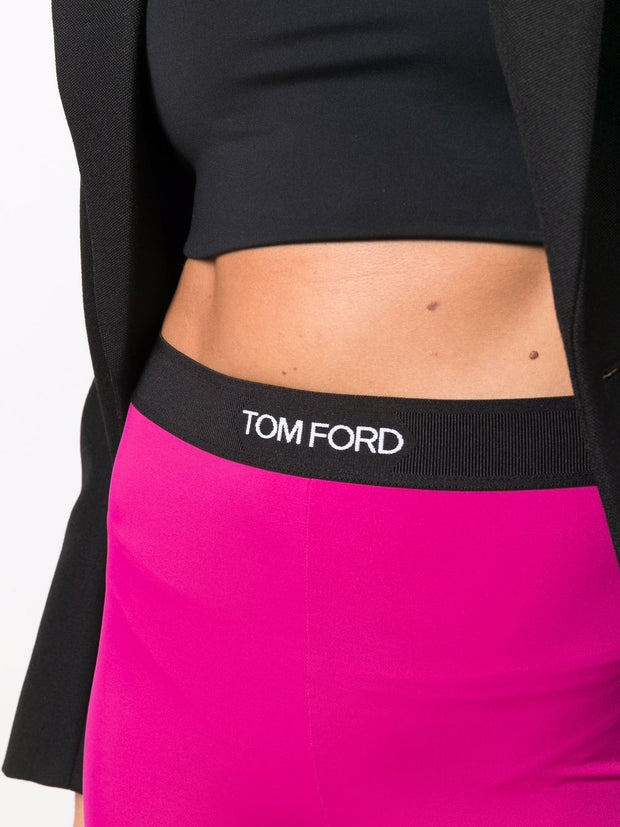 TOM FORD - logo-waistband leggings
