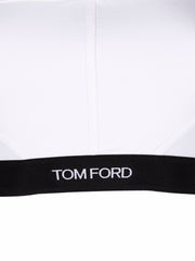 TOM FORD - long-line logo-band bra