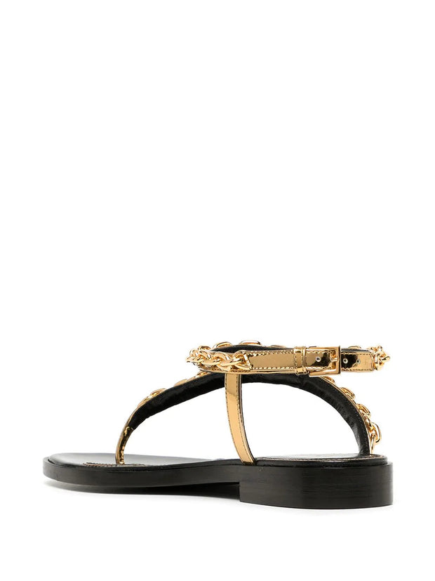 TOM FORD - chain-detail leather sandals