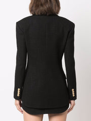 DSQUARED2 - double-breasted skirt suit black