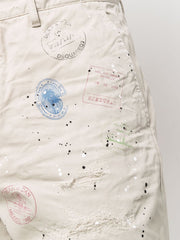 DSQUARED2 - stamp print shorts