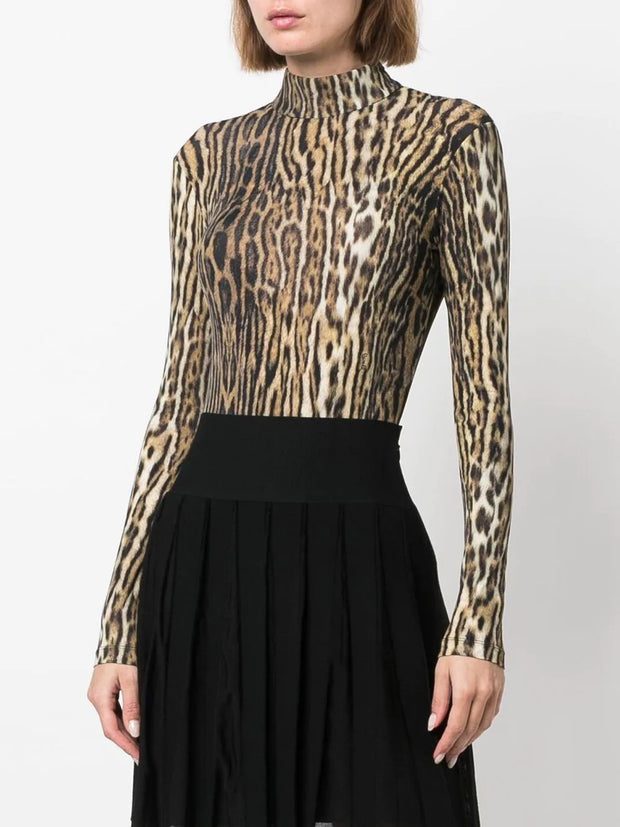 ROBERTO CAVALLI - leopard-print bodysuit