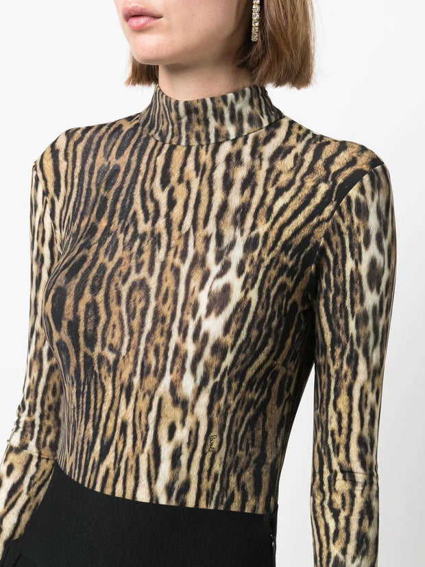 ROBERTO CAVALLI - leopard-print bodysuit