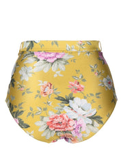 ZIMMERMANN - floral high-waisted bikini bottom