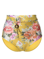 ZIMMERMANN - floral high-waisted bikini bottom