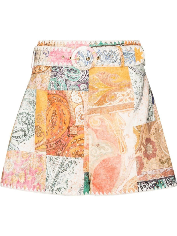 ZIMMERMANN - patchwork paisley shorts