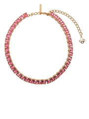 OSCAR DE LA RENTA - short crystal-embellished necklace