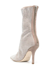PARIS TEXAS - crystal-embellished 105mm pointed boots