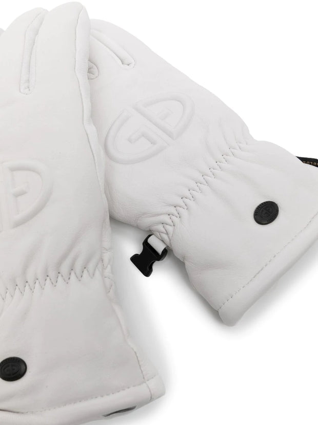 Goldbergh - leather embossed-logo gloves