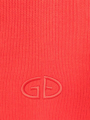 Goldbergh - chunky-knit embroidered logo scarf