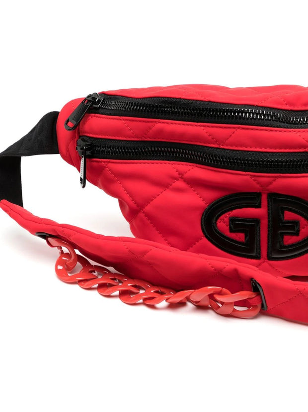 Goldbergh - quilted chain-link belt bag