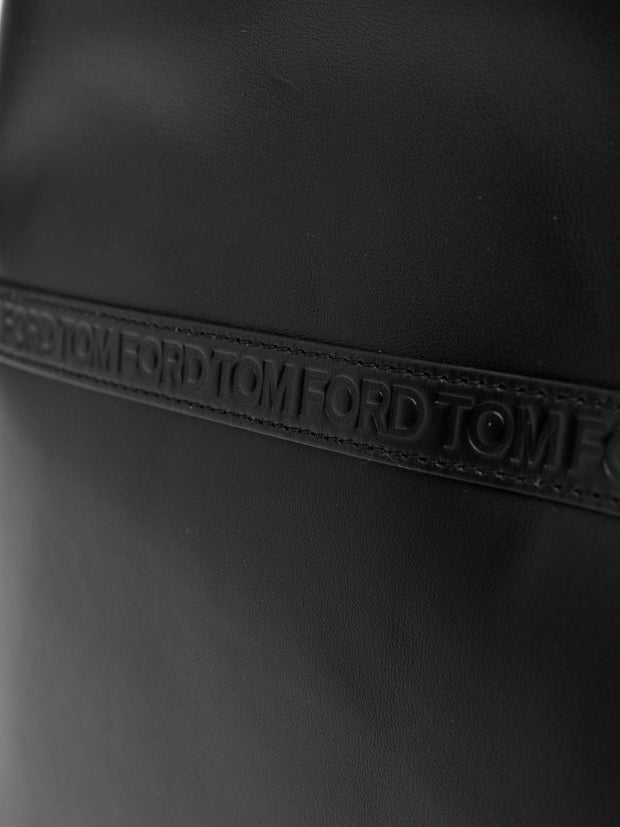 TOM FORD - chain-link leather shoulder bag