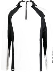 BOGNER - logo-print zip-front hoodie