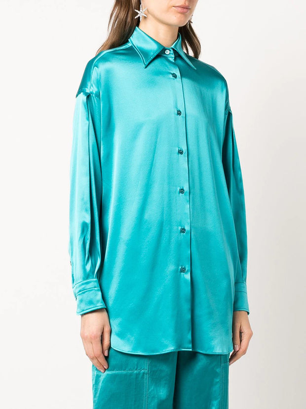 TOM FORD - pointed-collar long-sleeve shirt