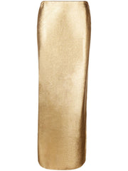 TOM FORD metallic fitted skirt