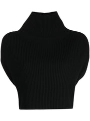 FABIANA FILIPPI - cropped ribbed-knit jumper