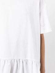 FABIANA FILIPPI - cotton-linen peplum T-shirt