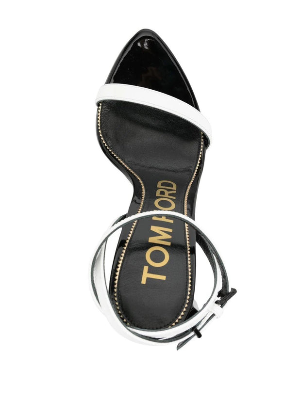TOM FORD - padlock detail stiletto heel sandals