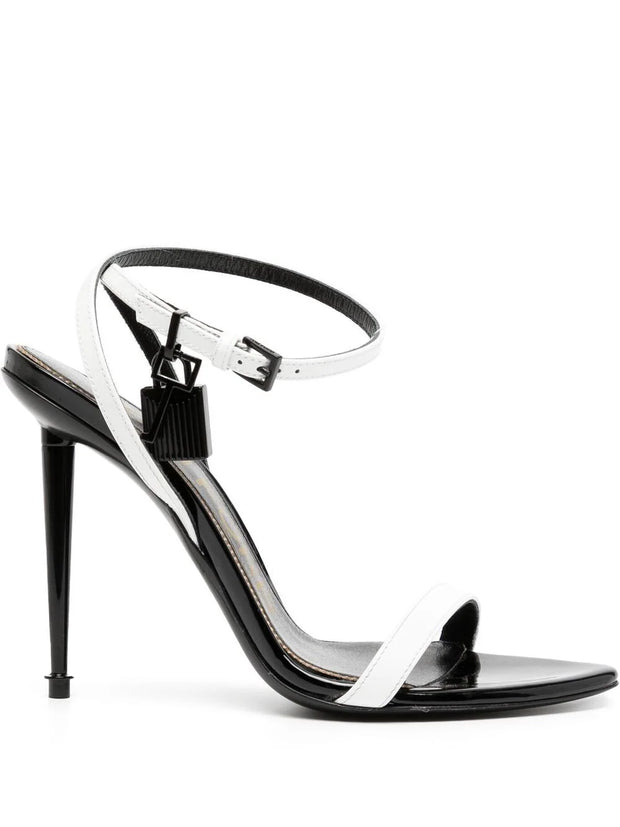 TOM FORD - padlock detail stiletto heel sandals