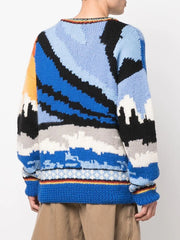 DSQUARED2 - intarsia-knit design jumper