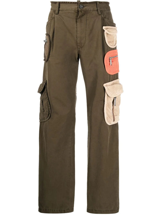 DSQUARED2 - bootcut cargo trousers