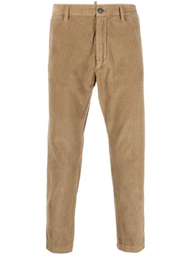 DSQUARED2 - cropped corduroy trousers