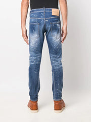 DSQUARED2 - distressed-finish straight leg jeans