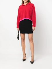 TOM FORD - high-waisted knitted mini skirt