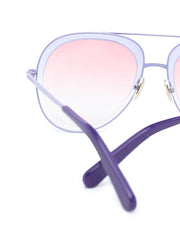 ZIMMERMANN - pilot-frame gradient-lense sunglasses