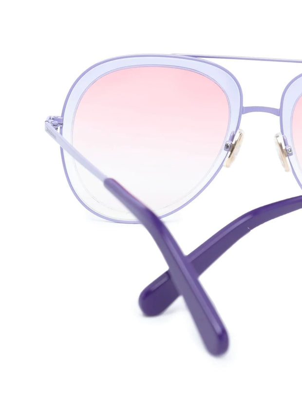 ZIMMERMANN - pilot-frame gradient-lense sunglasses