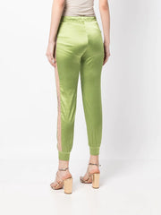 CARINE GILSON - lace-panelled track pants
