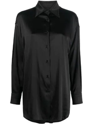 TOM FORD - pointed-collar button-up shirt