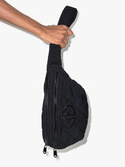 Goldbergh - quilted logo-patch belt bag