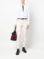 POLO RALPH LAUREN - skinny-cut leather trousers
