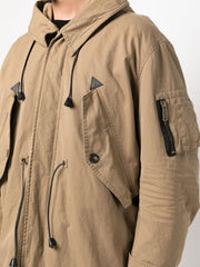 DSQUARED2 - drawstring-hooded parka coat
