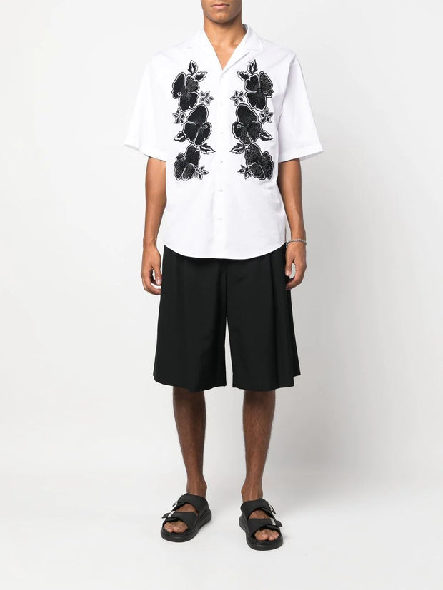 DSQUARED2 - floral-print short-sleeved shirt