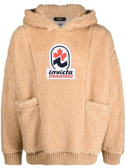 DSQUARED2 - logo-patch fleece hoodie