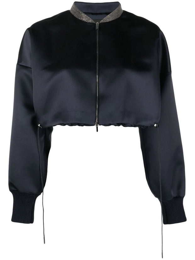 FABIANA FILIPPI - cropped zip-fastening jacket