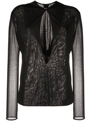 TOM FORD - cut-out long-sleeve top