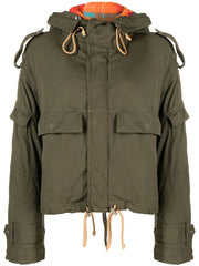 DSQUARED2 - fleece-lined hooded jacket