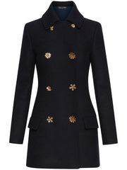 OSCAR DE LA RENTA - button-detail blazer dress