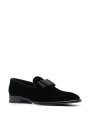 DSQUARED2 - almond-toe bow-detail loafers